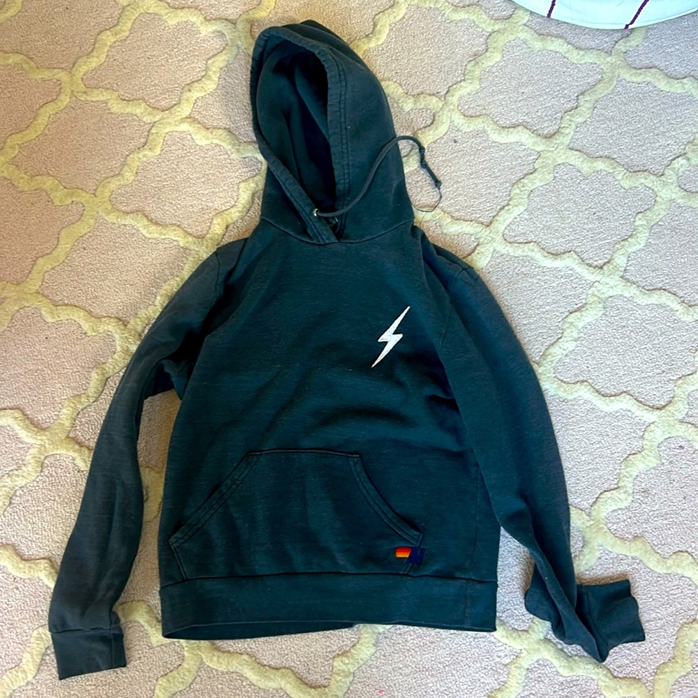 AV women's Small Grey Hooded sweatshirt